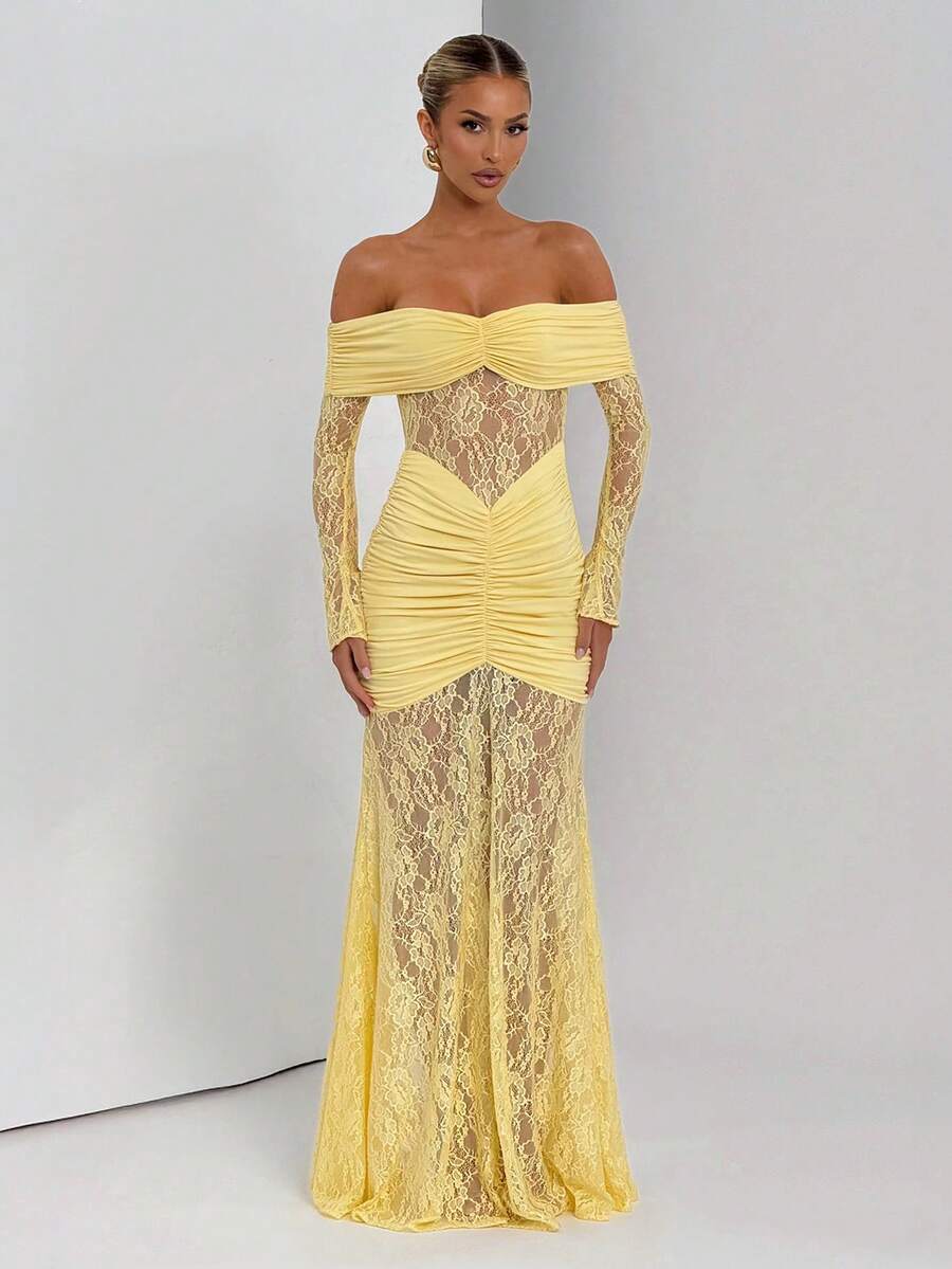 Marielle | Elegant Lace Party Gown