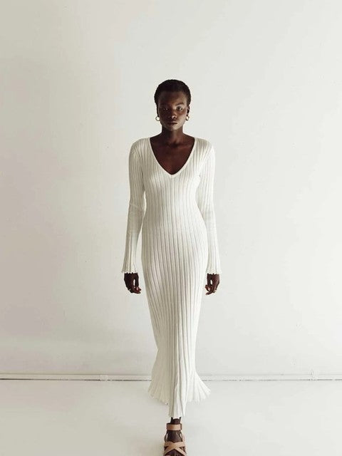 Julia | Knitted midi dress