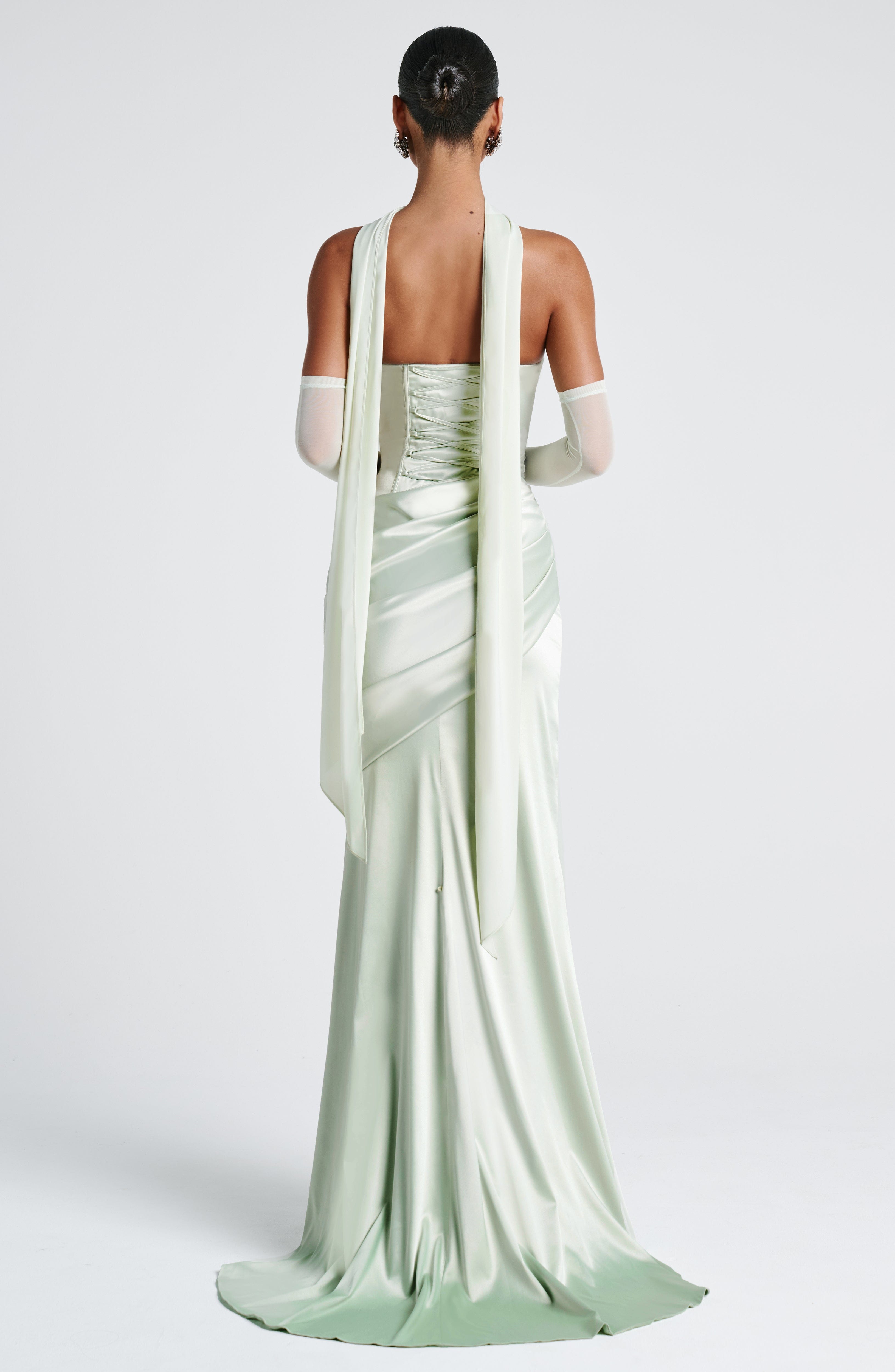 Amaris | Soft Mint Maxi Dress