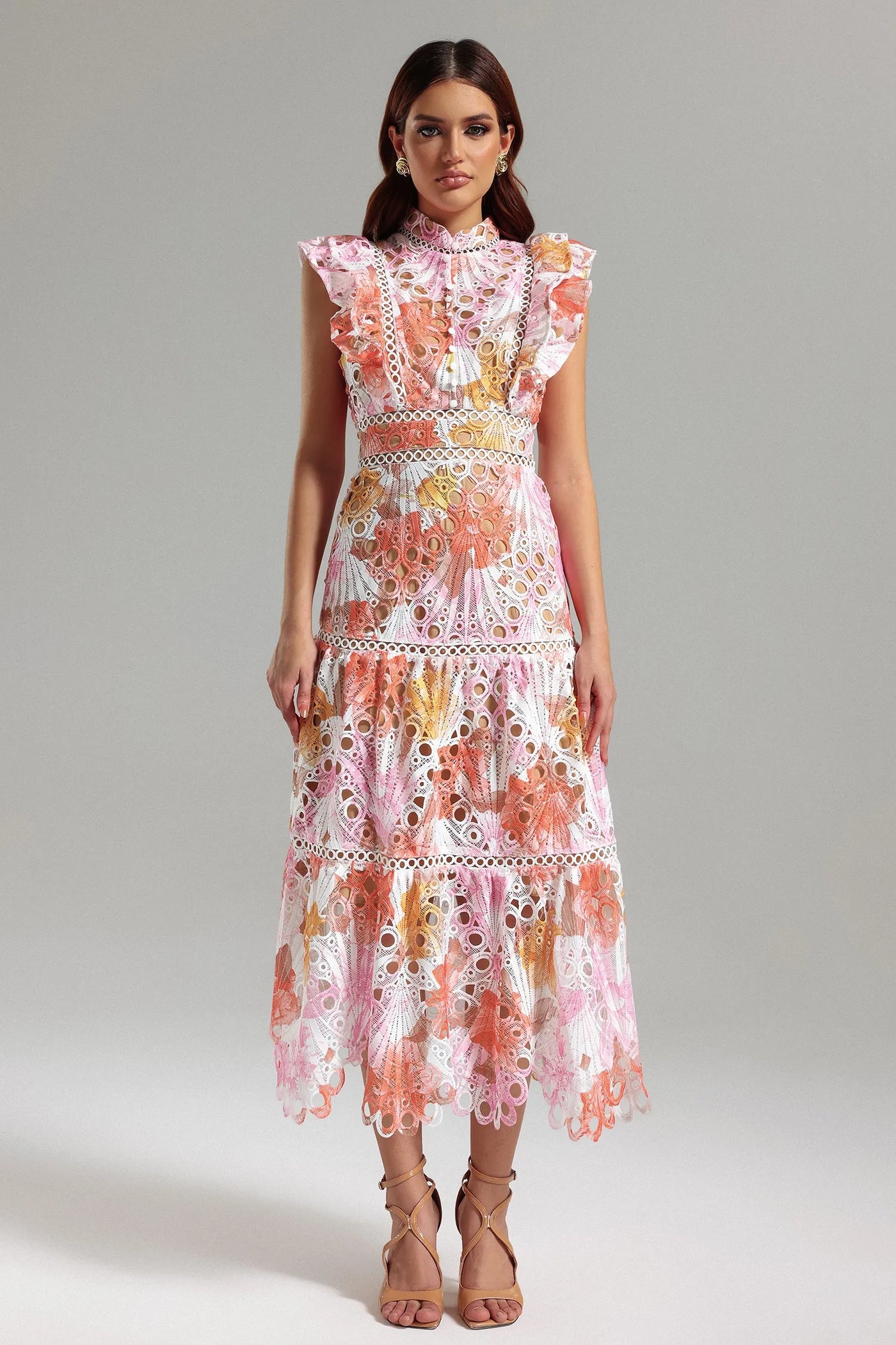 Martina | Long Flower Dress
