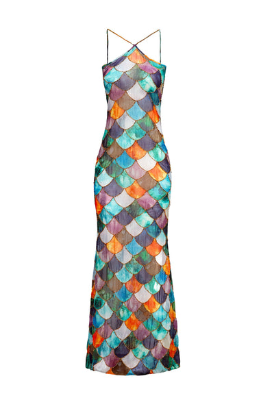 Mami | Halter Neck Maxi Dress