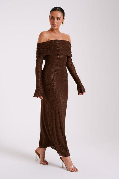 Malika | Elegant Off-Shoulder Dress
