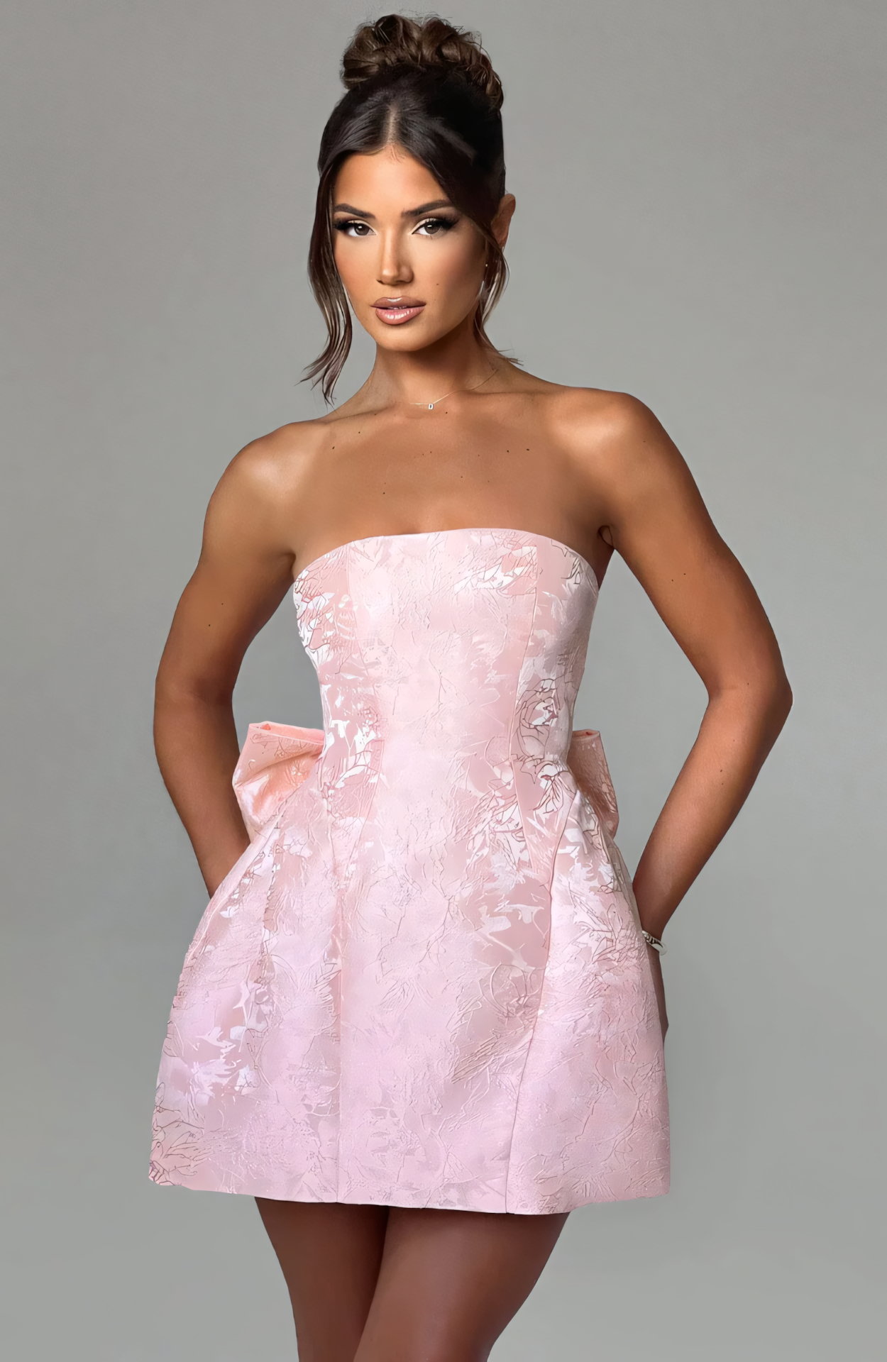 Amy Mini Dress - Blush