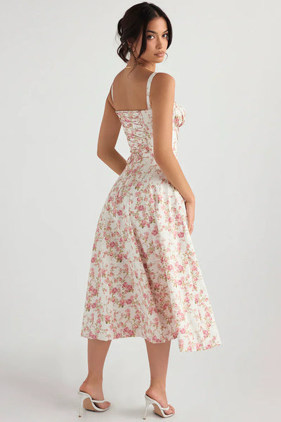 Auksie | Flower Midi dress