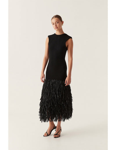 Rafia | Midi Backless Dress